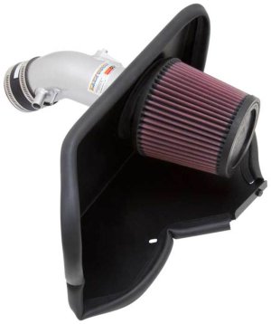 Toyota Camry Performance Air Intake - K&N Engineering - Typhoon Short Ram - Silver - `12-`17